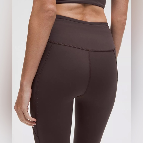 Lululemon Fast and Free High-Rise Tight 25” – Sequoia – Size 8 - Picture 6 of 9